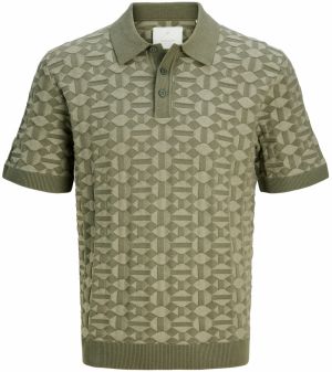 Jack & Jones Plus Sveter 'JPRKALVIN'  kaki / olivová