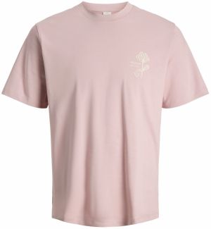 Jack & Jones Plus Tričko 'JPRKYLE'  púdrová / biela