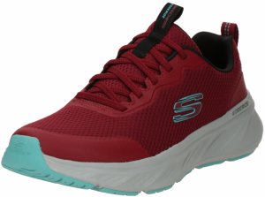 SKECHERS Nízke tenisky 'EDGERIDE'  tyrkysová / červená