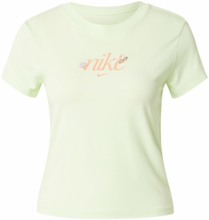 Nike Sportswear Tričko 'CHLL'  pastelovo zelená / marhuľová / biela