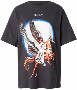 Nike Sportswear Tričko 'ESSNTL SOARING'  modrá / hnedá / čierna / šedobiela