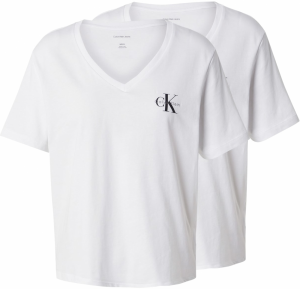 Calvin Klein Jeans Tričko  tmavosivá / čierna / biela