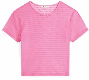 Tommy Jeans Tričko  ružová