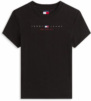 Tommy Jeans Tričko  námornícka modrá / červená / čierna / biela