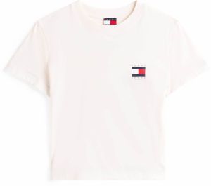 Tommy Jeans Tričko  námornícka modrá / červená / biela