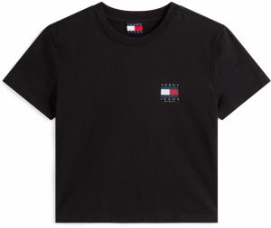 Tommy Jeans Tričko  námornícka modrá / červená / čierna / biela