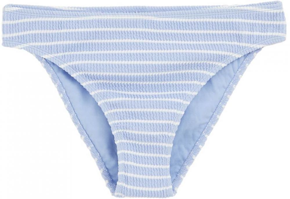 WE Fashion Bikinové nohavičky  svetlomodrá / biela