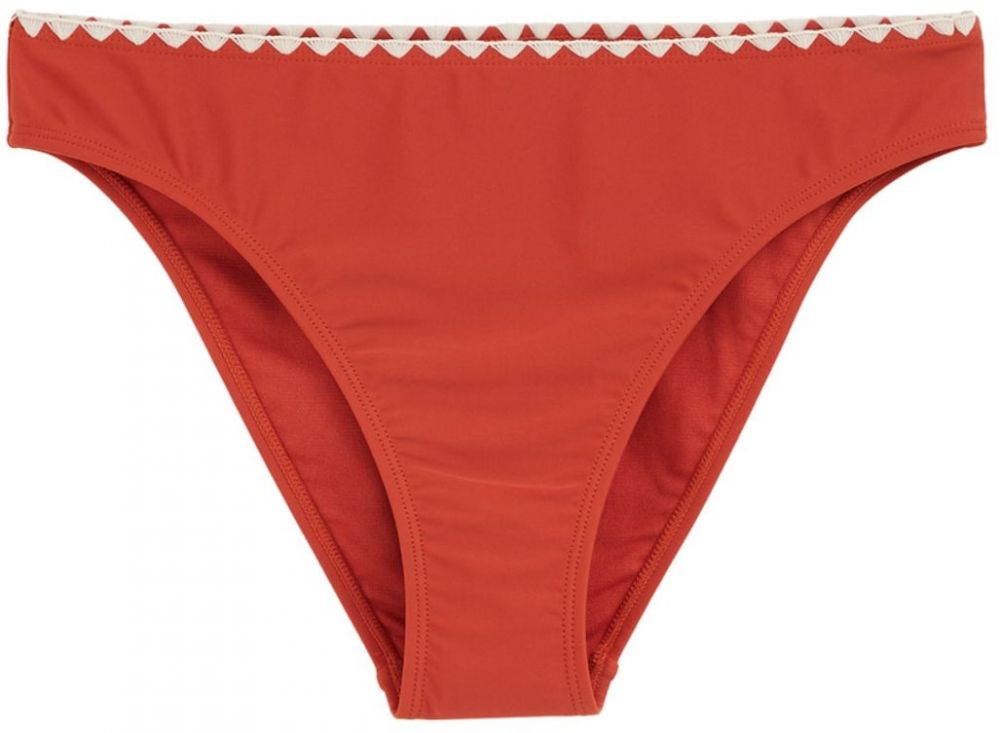 WE Fashion Bikinové nohavičky  hrdzavo červená