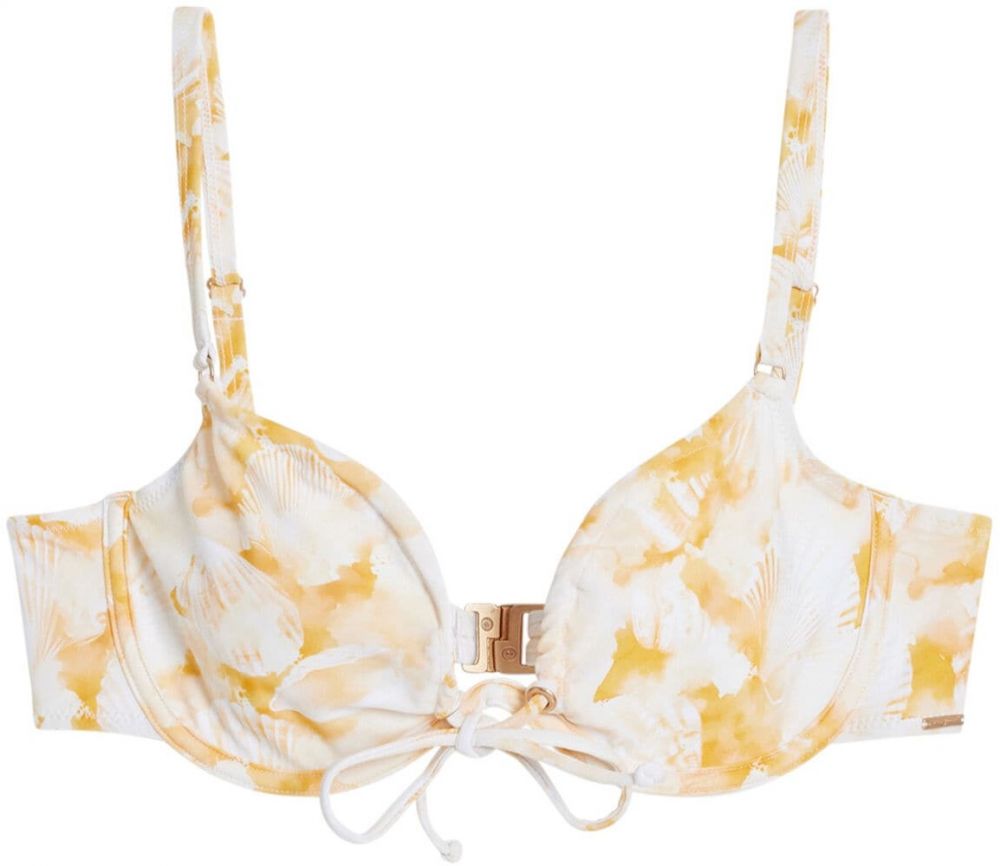 Desigual Bikinový top 'Tulip'  karí / biela