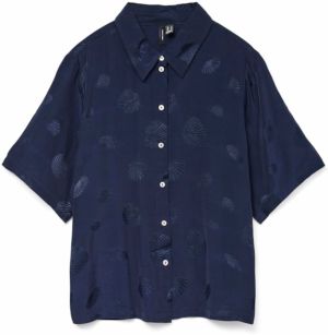 VERO MODA Blúzka  námornícka modrá
