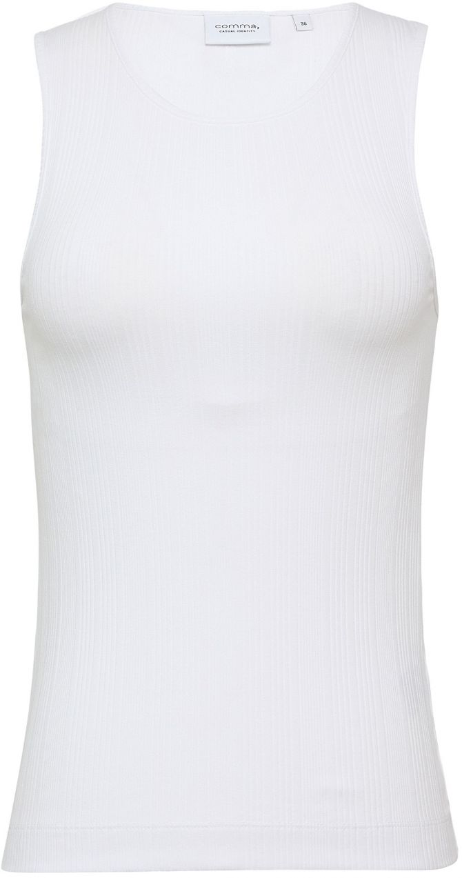 comma casual identity Top  biela