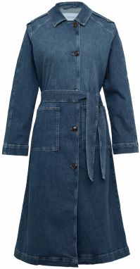 comma casual identity Prechodný kabát  modrá denim