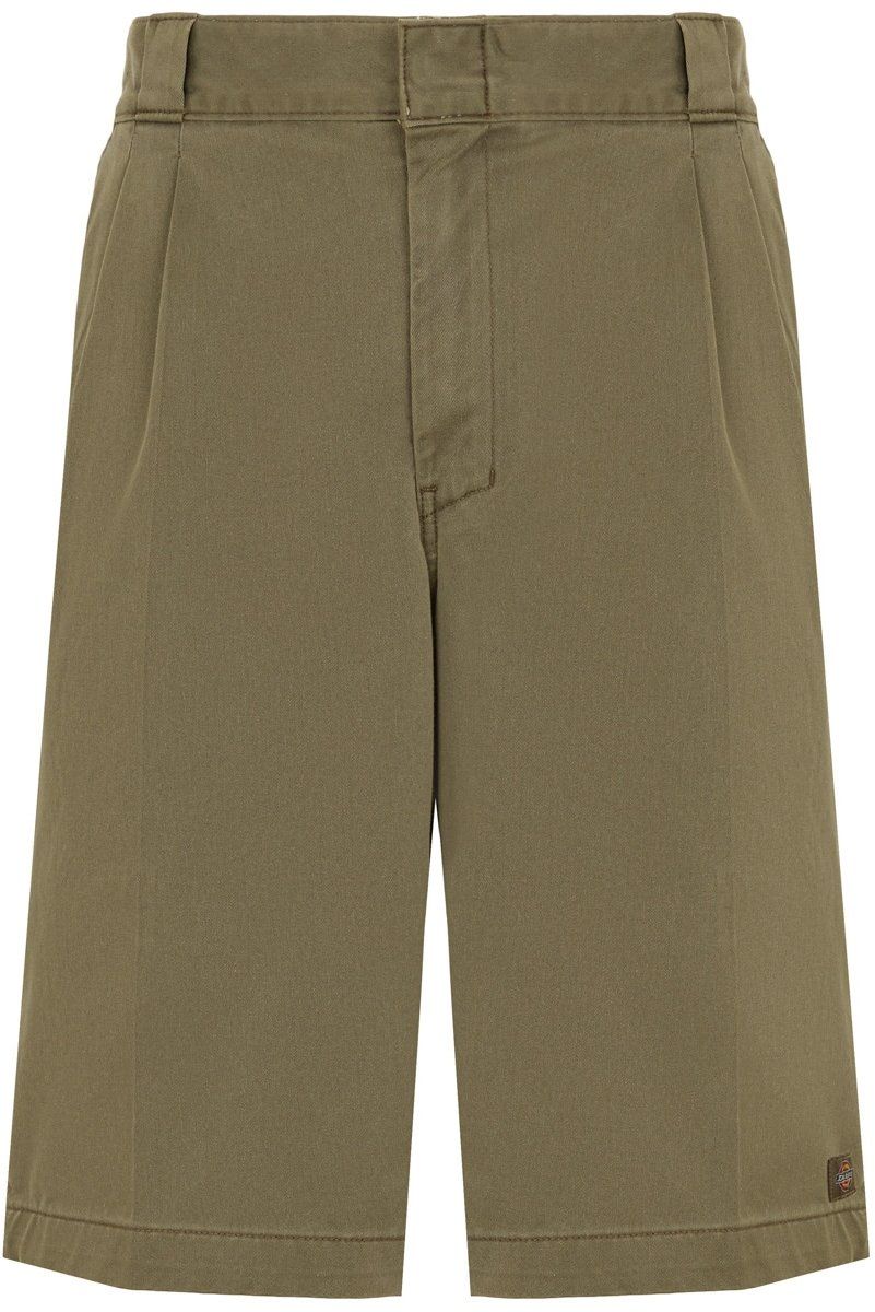 DICKIES Nohavice s pukmi 'Unionville'  olivová