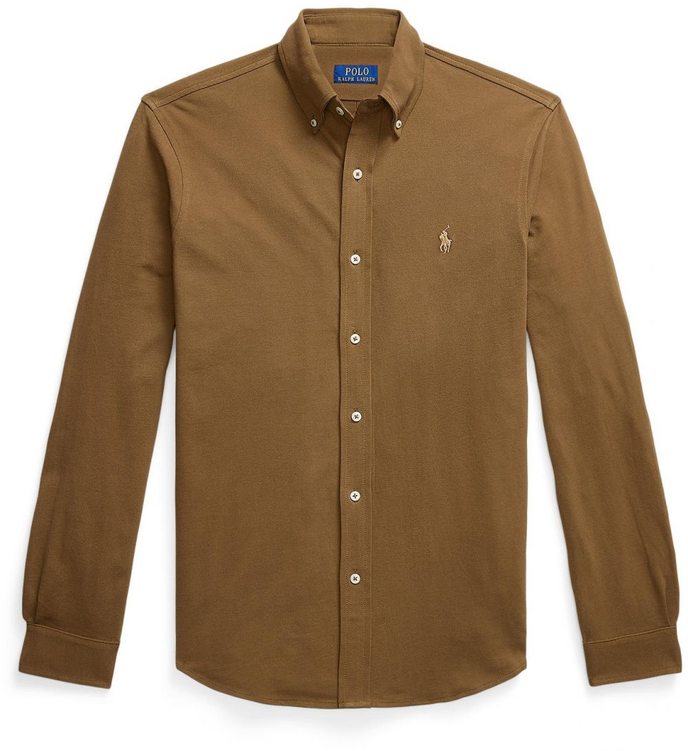 Polo Ralph Lauren Košeľa  béžová / hnedá