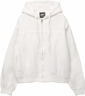 Pull&Bear Prechodná bunda 'STWD'  biela
