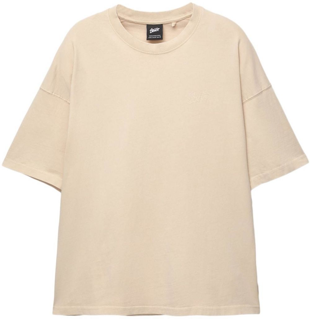 Pull&Bear Tričko 'STWD'  piesková