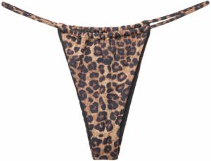 Pull&Bear Bikinové nohavičky  béžová / čierna