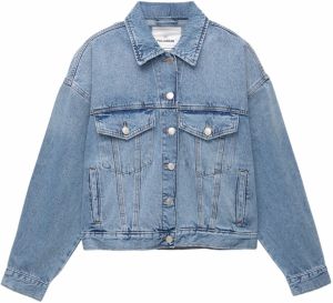 Pull&Bear Prechodná bunda  modrá denim