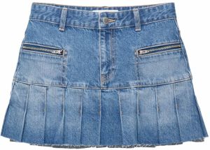 Pull&Bear Sukňa  modrá denim