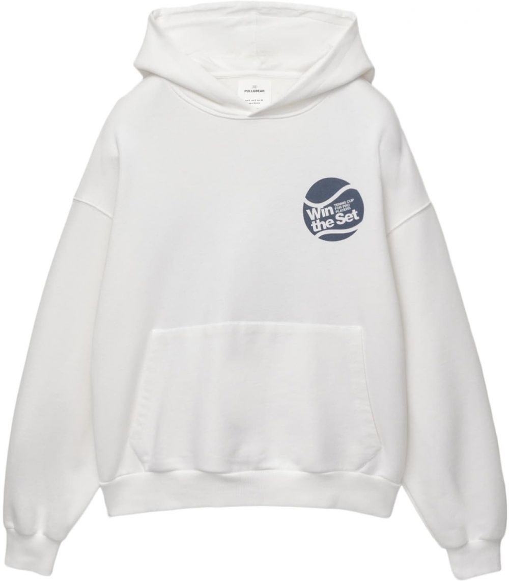 Pull&Bear Mikina  námornícka modrá / svetlosivá