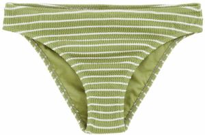 WE Fashion Bikinové nohavičky  jablková / biela