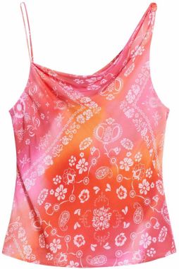 Desigual Top  oranžová / ružová / červená / biela