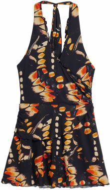 Desigual Overal  béžová / oranžová / svetločervená / čierna