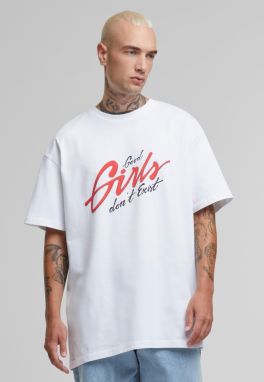Mister Tee Tričko 'Good Girls'  červená / biela