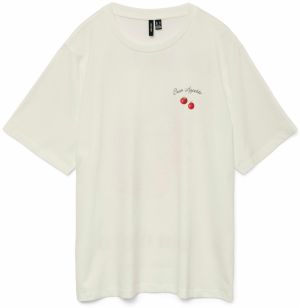 VERO MODA Tričko 'VMAYA CATY'  svetlozelená / červená / čierna / biela
