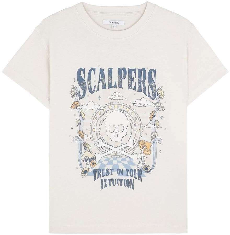 Scalpers Dres ' '  nebielená / biela