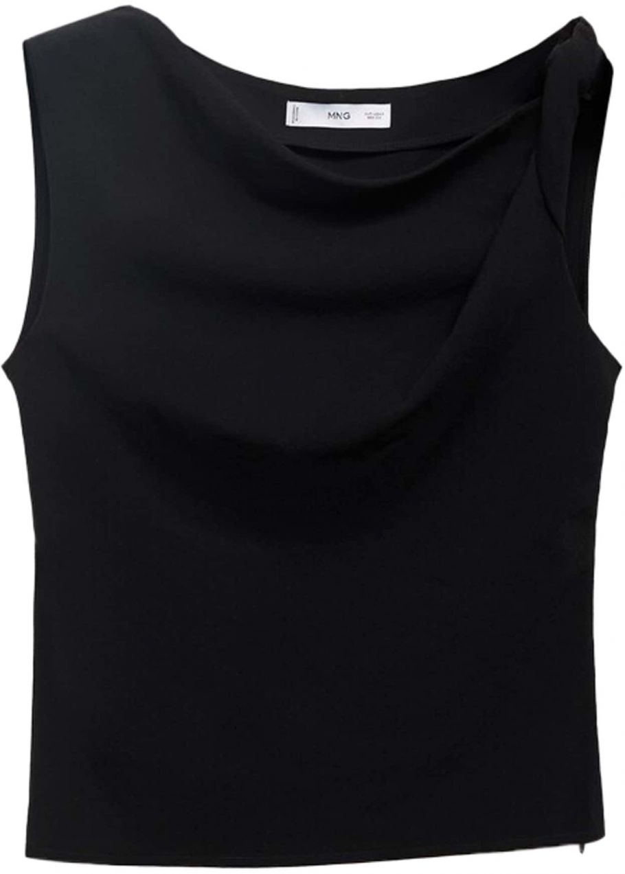 MANGO Top 'RIGA'  čierna