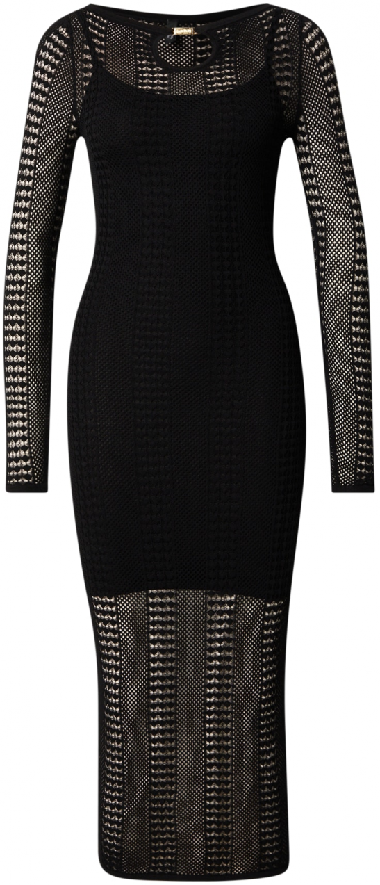 GUESS by Marciano Pletené šaty 'EMMA'  čierna