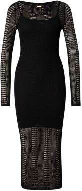 GUESS by Marciano Pletené šaty 'EMMA'  čierna