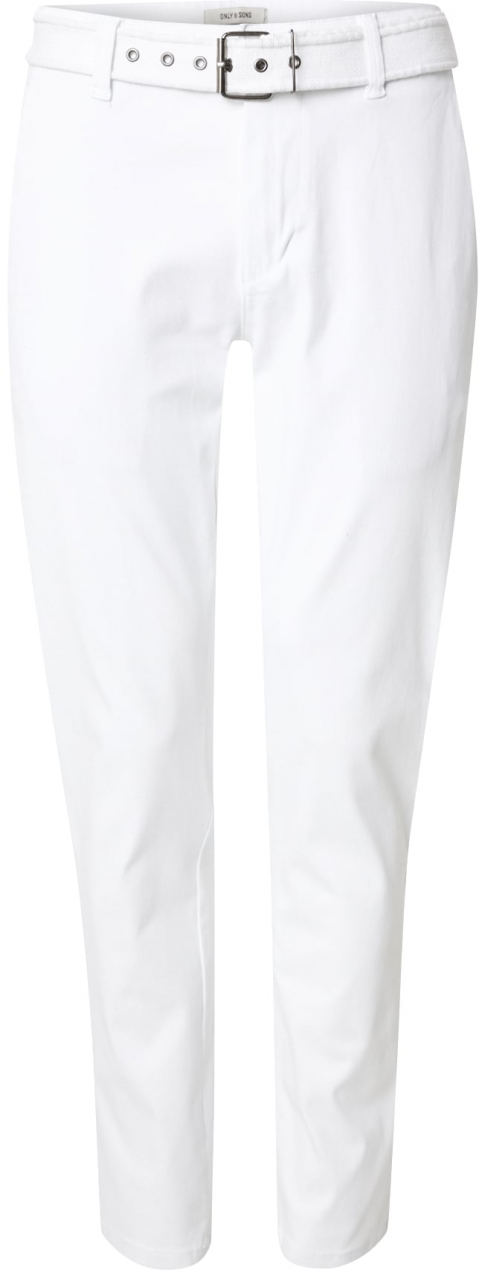 Only & Sons Chino nohavice 'ONSMARK PETE'  biela
