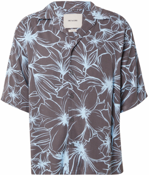 Only & Sons Košeľa 'ONSHARRIS'  svetlomodrá / tmavosivá