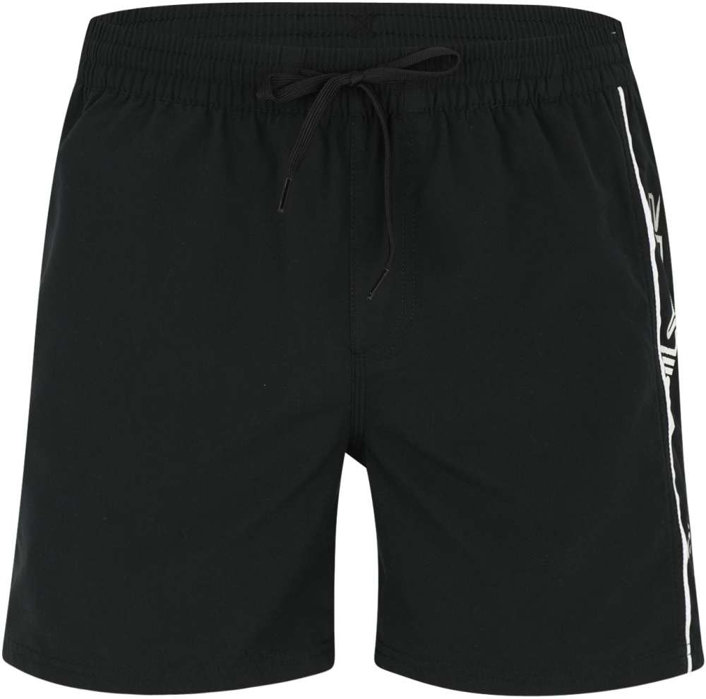 QUIKSILVER Plavecké šortky 'EVERYDAY'  čierna / biela