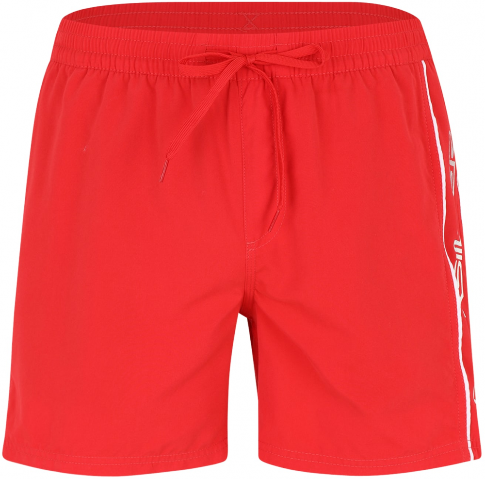 QUIKSILVER Plavecké šortky 'EVERYDAY'  červená / biela
