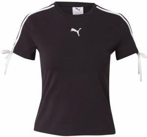 PUMA Tričko 'MODERN DELIGHT'  čierna / šedobiela