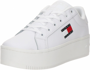 Tommy Jeans Nízke tenisky  červená / čierna / biela