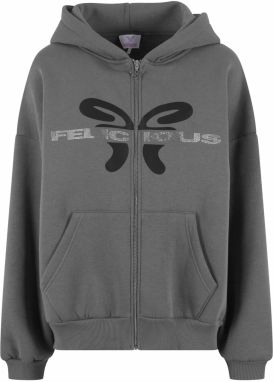 Felicious Tepláková bunda  čierna / strieborná