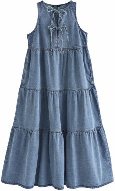 Next Šaty  modrá denim