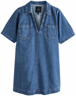 Next Šaty  modrá denim
