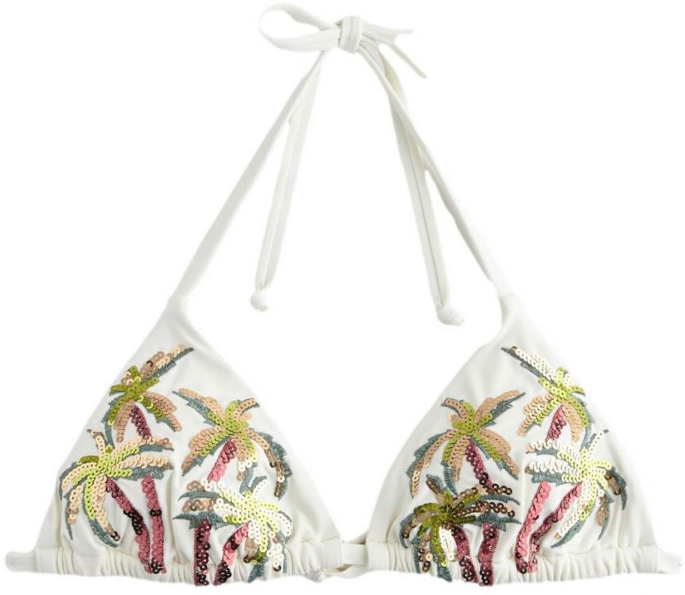 Next Bikinový top  béžová / kaki / burgundská / biela