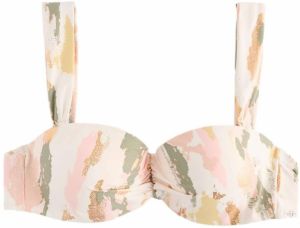 Next Bikinový top  béžová / piesková / kaki / ružová