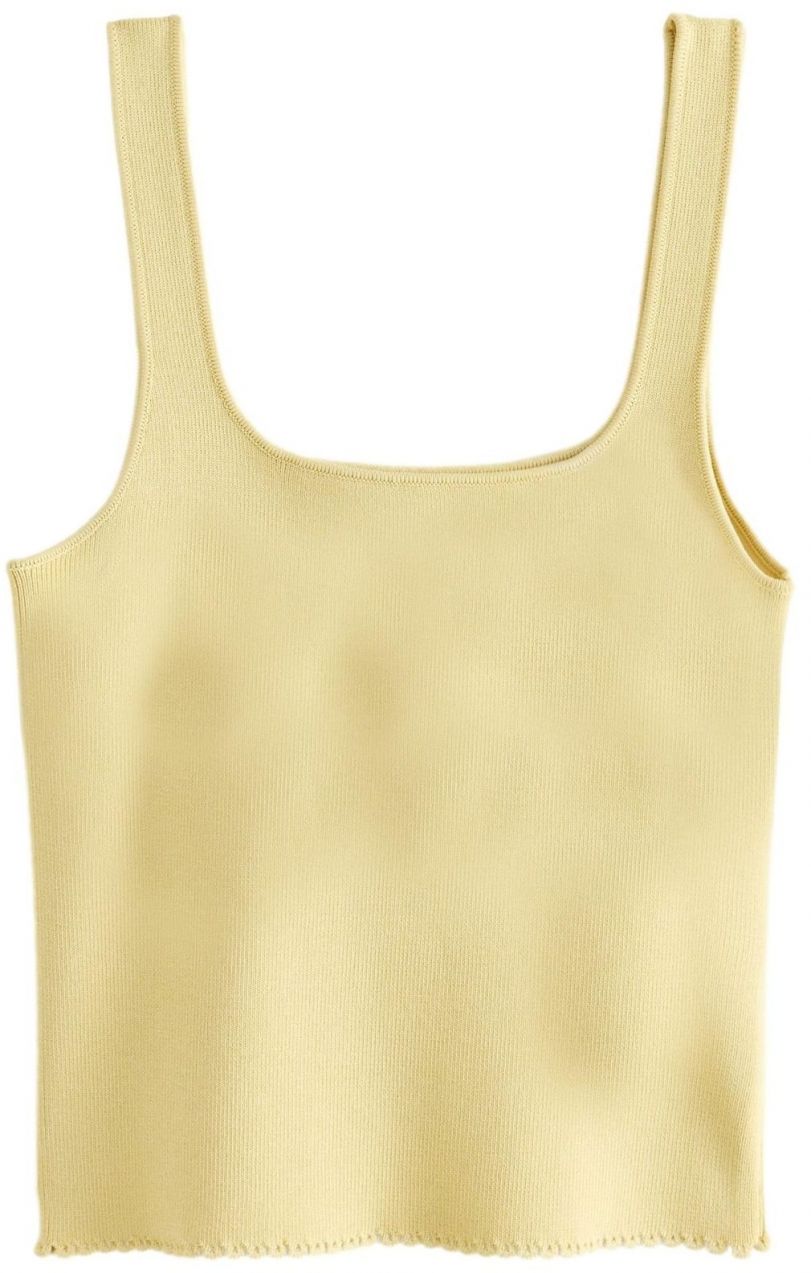Next Vyšívaný top  žltá