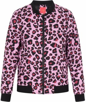 swirly Prechodná bunda  svetloružová / tmavoružová / čierna