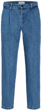 JACK & JONES Plisované rifle 'JJIBILL JJRICO'  modrá