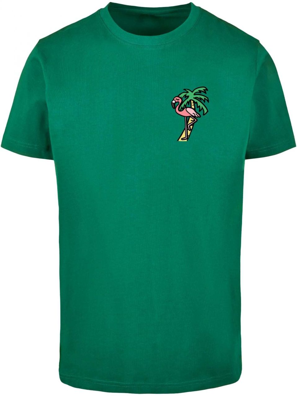 Mister Tee Tričko 'Flamingo'  žltá / zelená / ružová / ružová