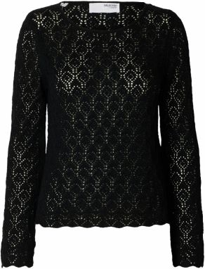SELECTED FEMME Sveter 'NIVA'  čierna