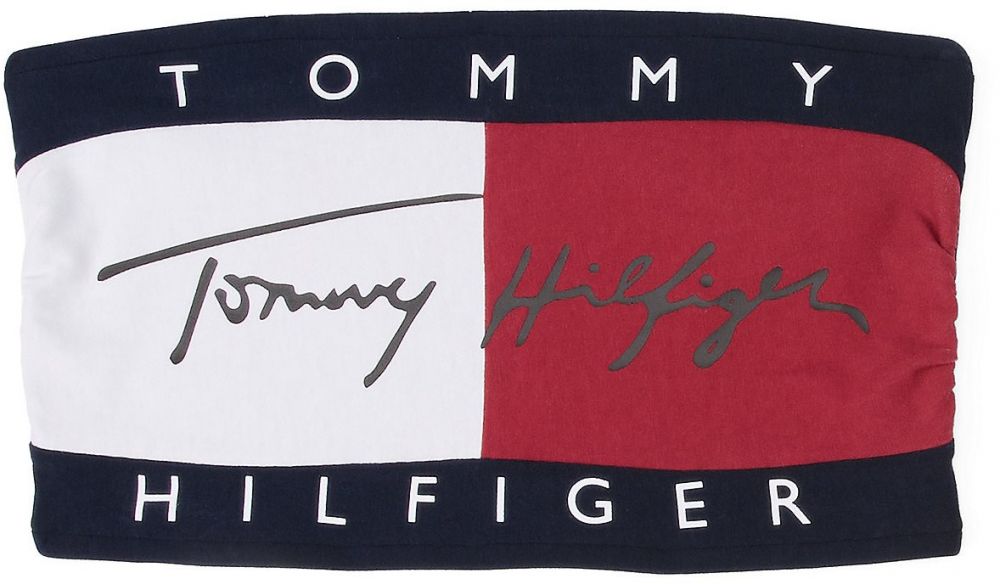 Tommy Hilfiger Underwear Podprsenka 'Heritage'  námornícka modrá / červená / čierna / biela